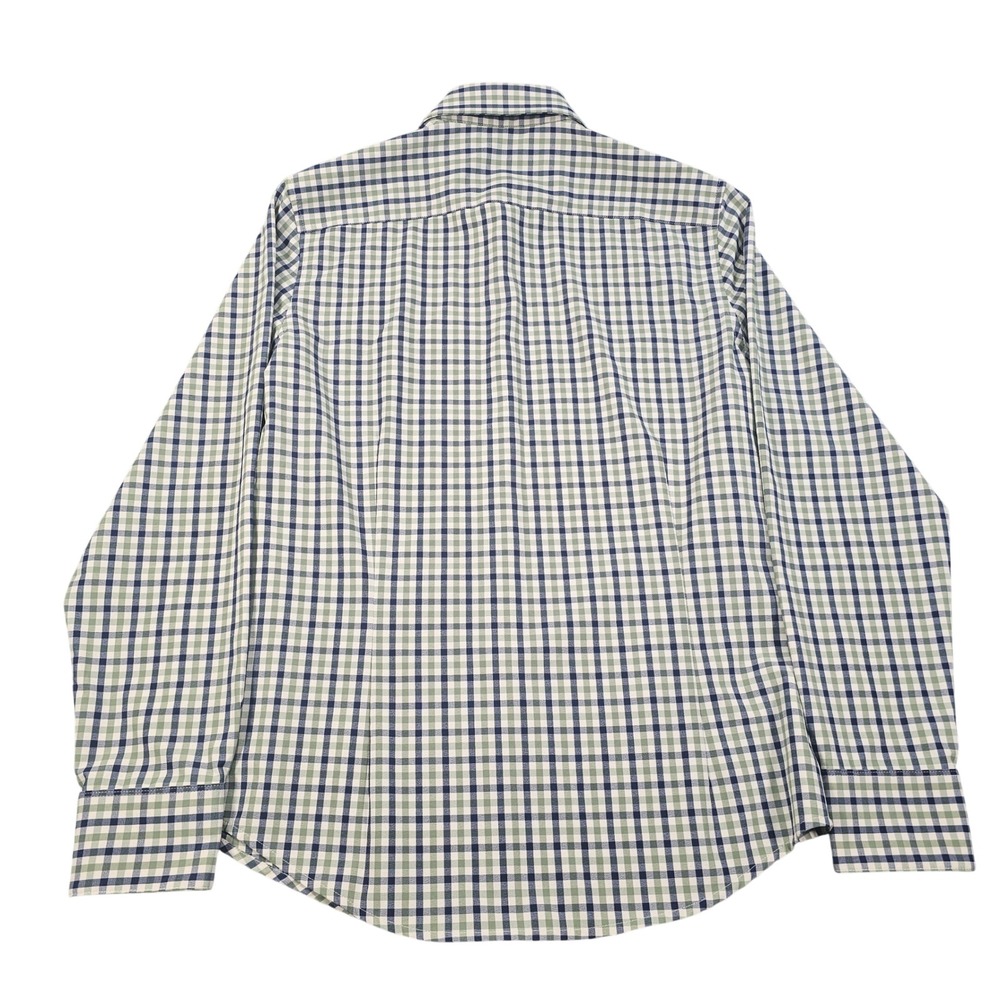 Mizzen+Main Leeward Trim Fit No Tuck Shirt Mens Small Gingham 1WS-0887 - Picture 4 of 10